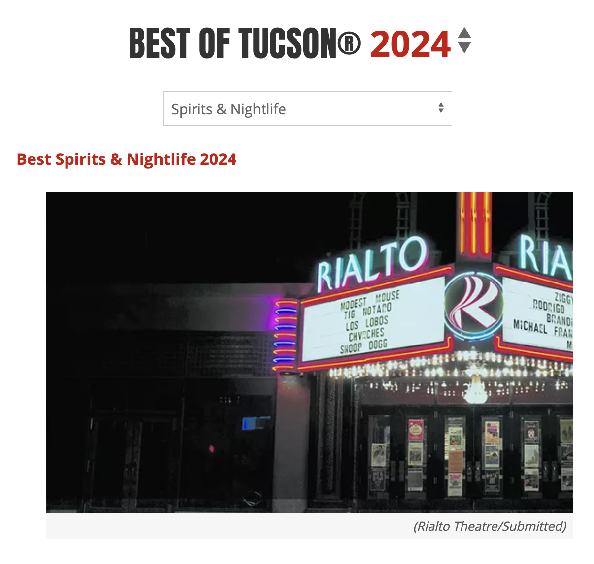 Joseph Neibich Nybyk Best of Tucson 2024
